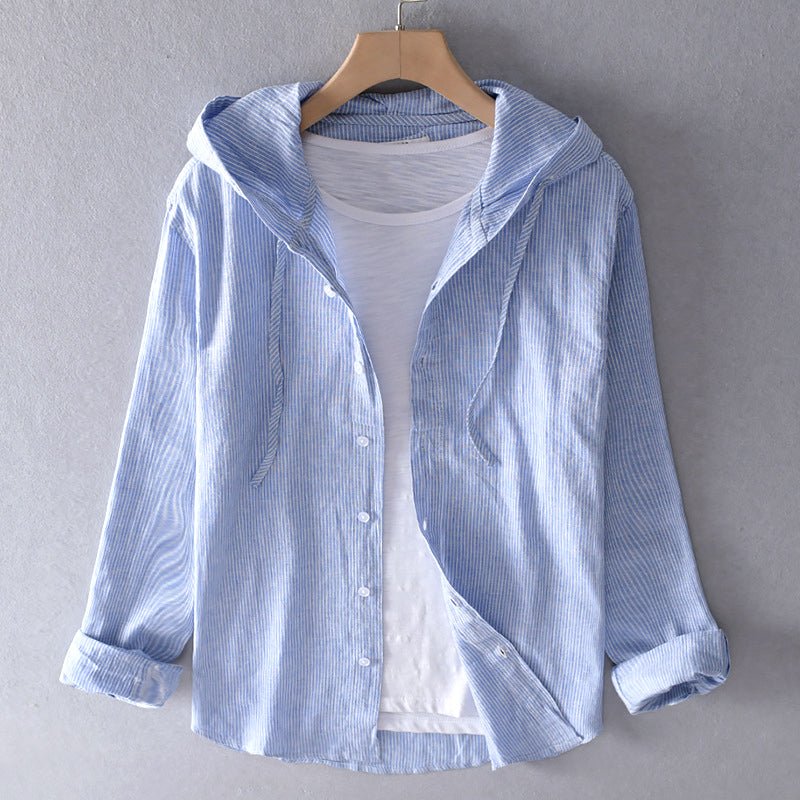 Levoire | Chemise En Lin Respirant Bleu clair