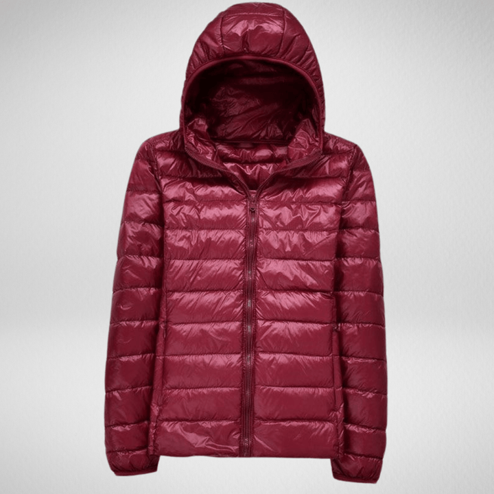Levoire | Veste Doudoune Imperméable Rouge grenade