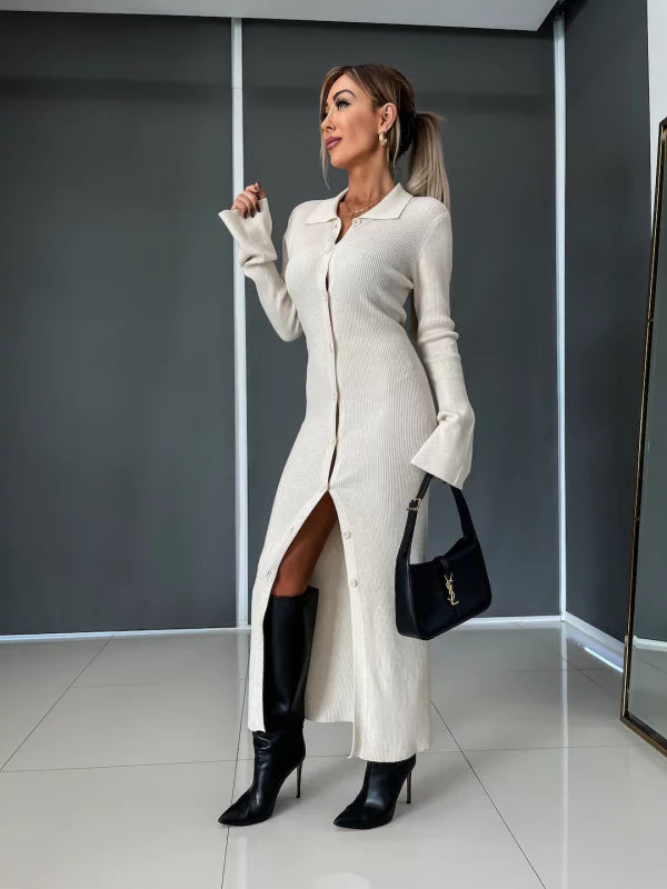 Levoire | Élégance Robe Maxi Rippée