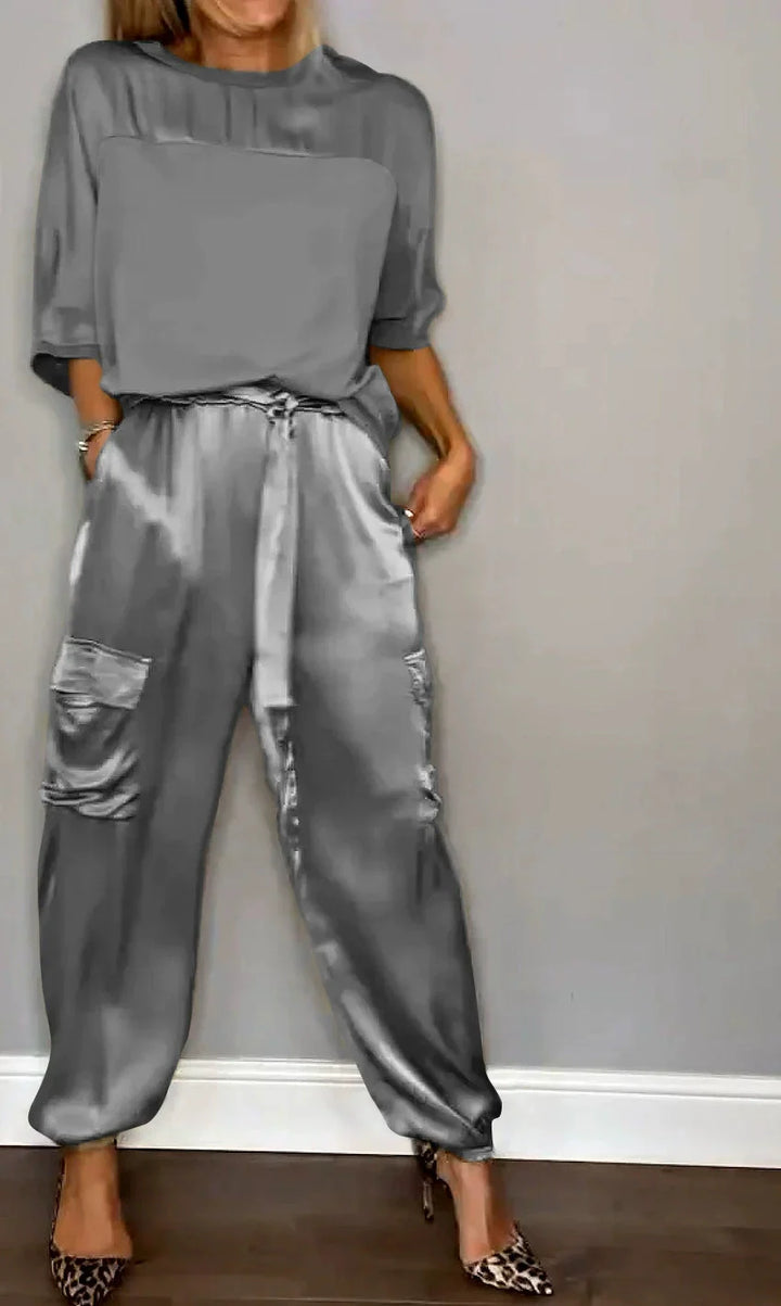 Levoire | Ensemble élégant pour femmes Gris