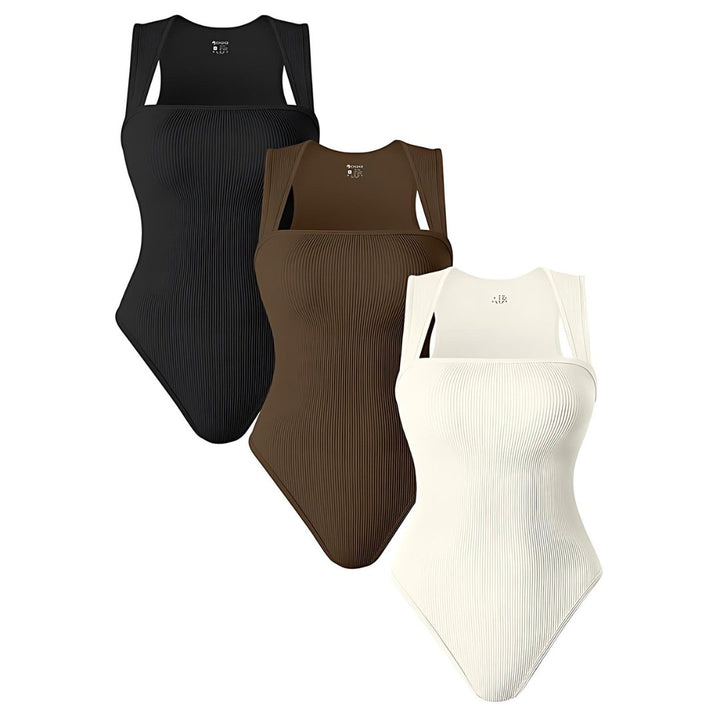 Levoire | Ensemble De Corps Sculptant 3 Pièces Noir Marron Beige