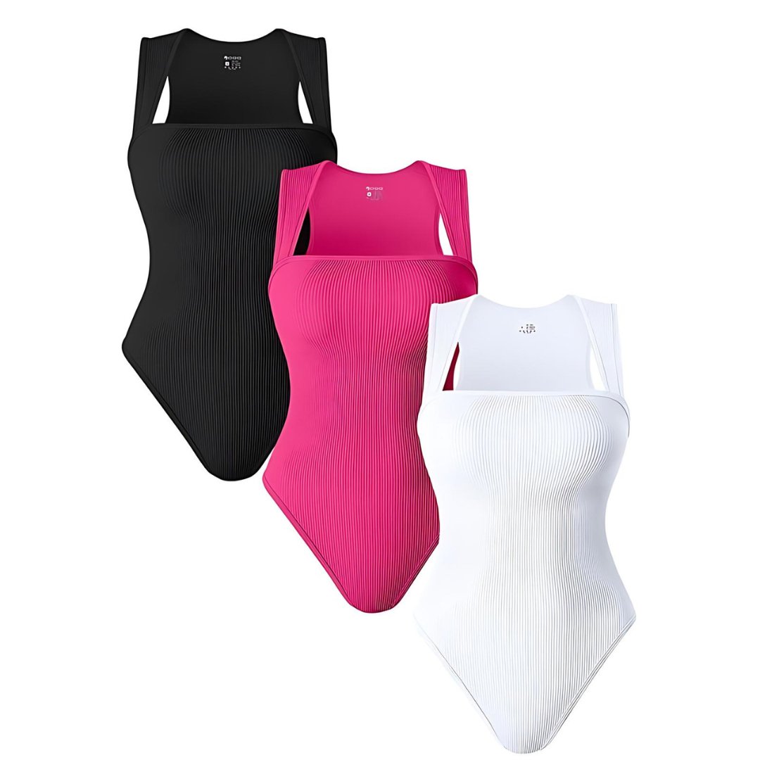 Levoire | Ensemble De Corps Sculptant 3 Pièces Noir Rose Blanc