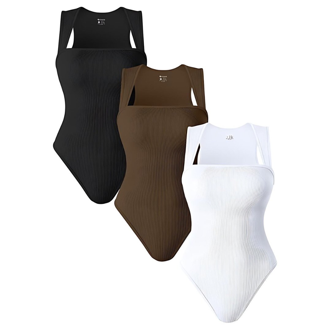 Levoire | Ensemble De Corps Sculptant 3 Pièces Noir Brun Blanc