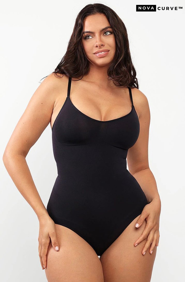 Levoire | Body Ajusté Avec Décolleté Plongeant Noir