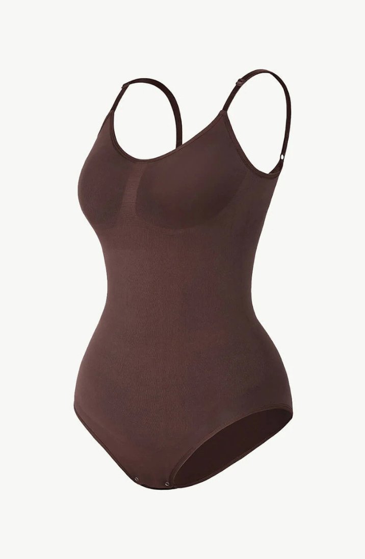 Levoire | Body Ajusté Avec Décolleté Plongeant Rosé