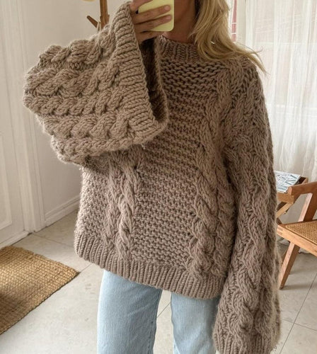 Levoire | Gros Motif Torsadé Pull En Tricot