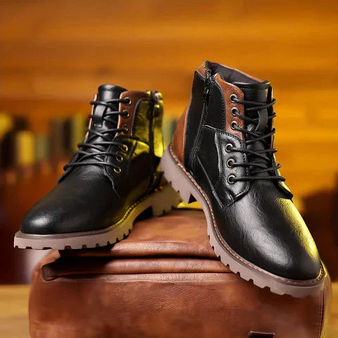 Levoire | Bottes en cuir durables à lacets