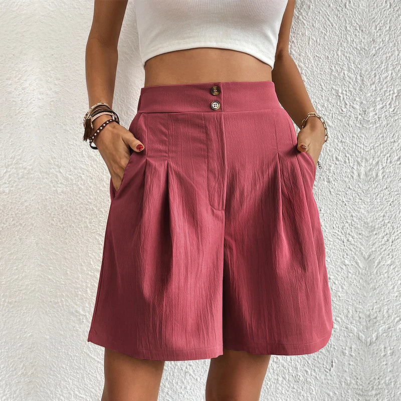 Levoire | Pantalons Courts Élégants Et Confortables Avec Taille Ajustable Hellaroosa
