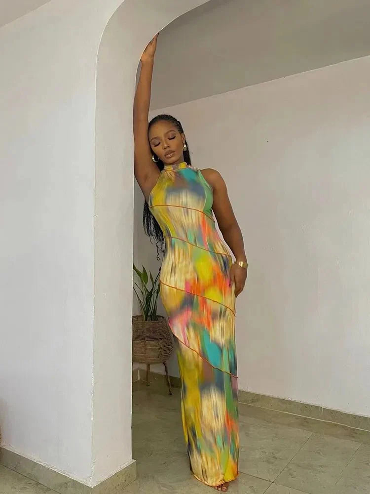 Levoire | Robe Maxi Kirjava D'Été