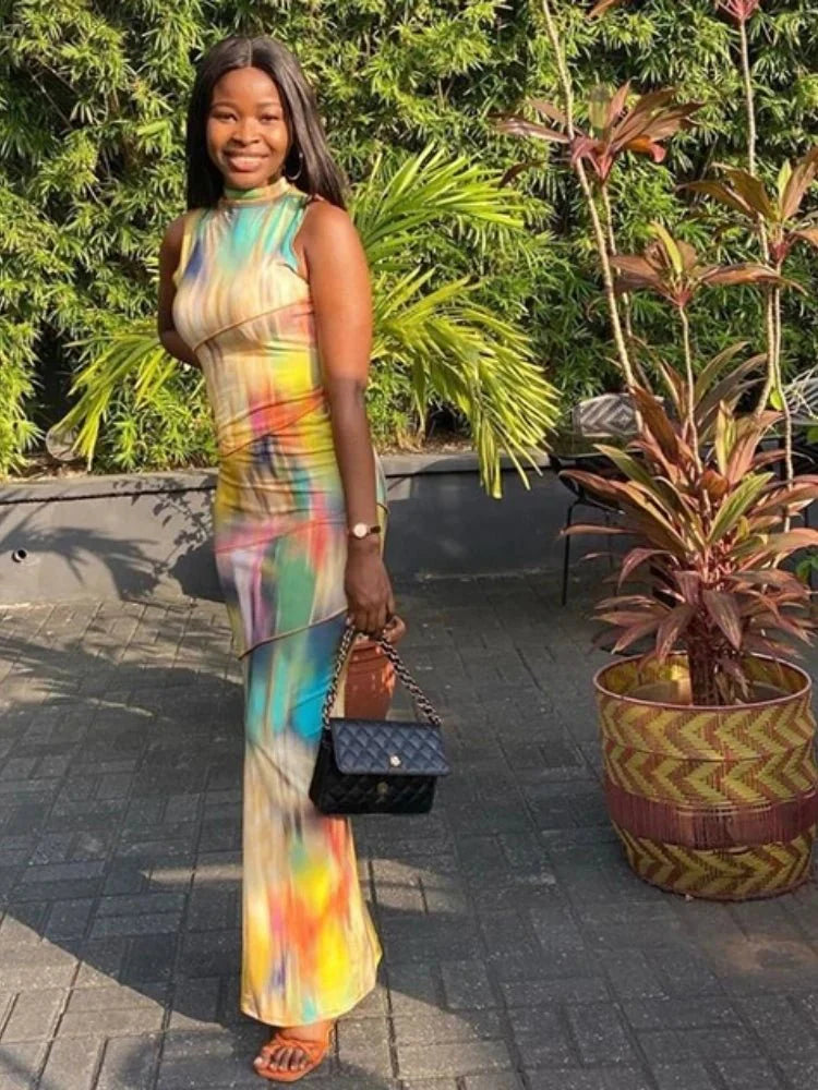 Levoire | Robe Maxi Kirjava D'Été