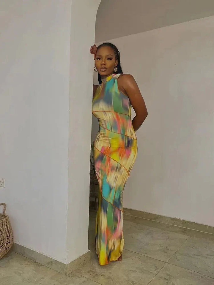 Levoire | Robe Maxi Kirjava D'Été