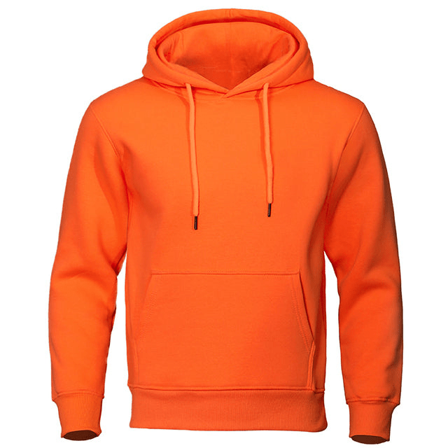 Levoire | Débardeur Capuche Décontracté Homme Orange