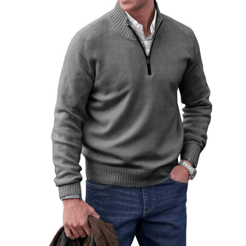 Levoire | Pull Cachemire Zippé Homme