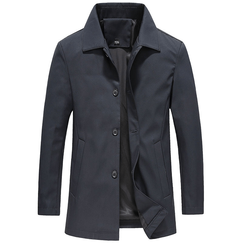 Levoire | Manteau Polaire Coupe-Vent Homme Bleu marine