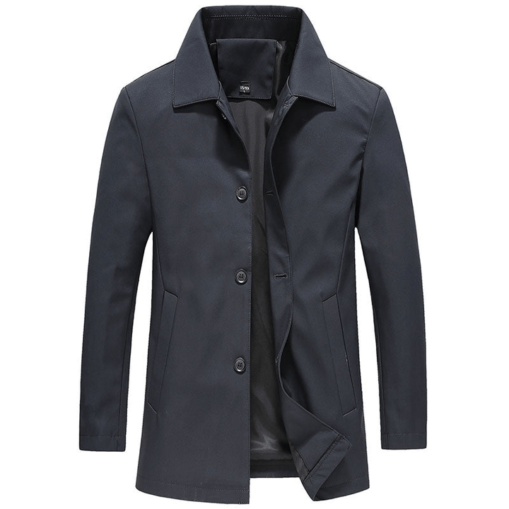 Levoire | Manteau Polaire Coupe-Vent Homme Bleu marine