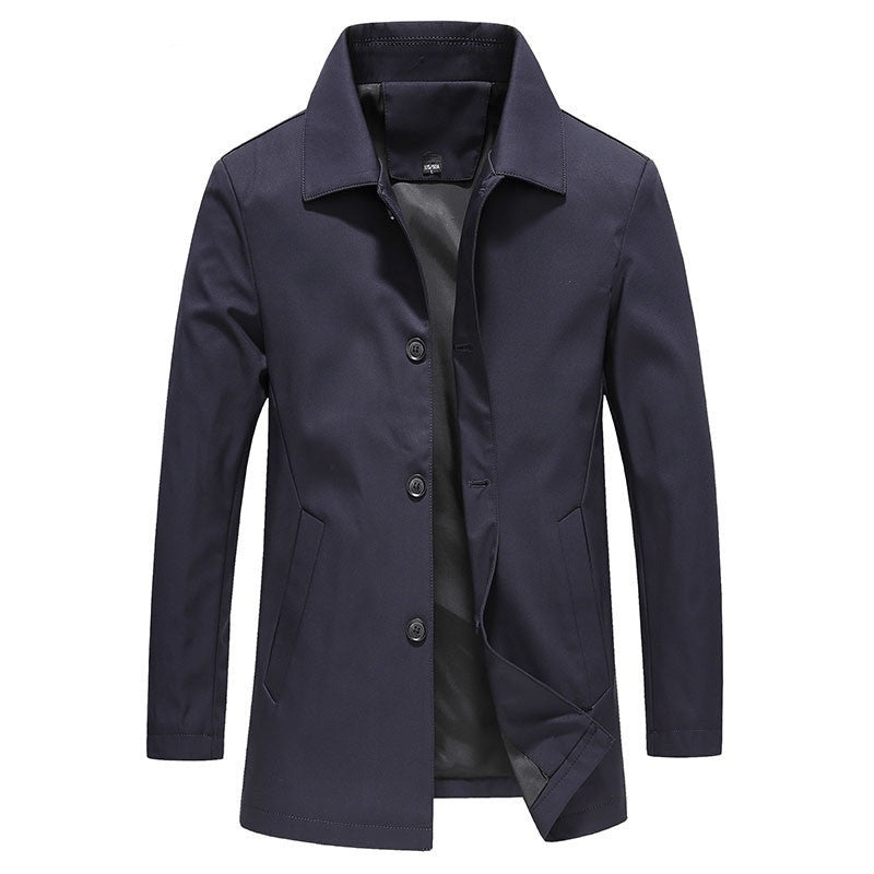 Levoire | Manteau Polaire Coupe-Vent Homme Bleu