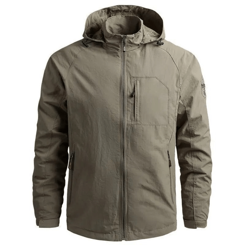 Levoire | Veste Été Cargo Imperméable Homme Braun