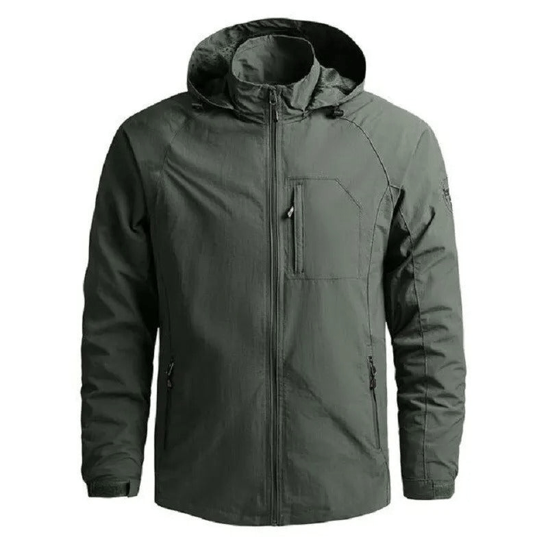 Levoire | Veste Été Cargo Imperméable Homme Vert