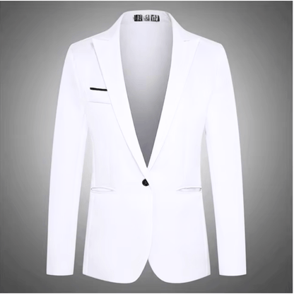 Levoire | Blazer décontracté pour hommes Design classique et élégant Blanc