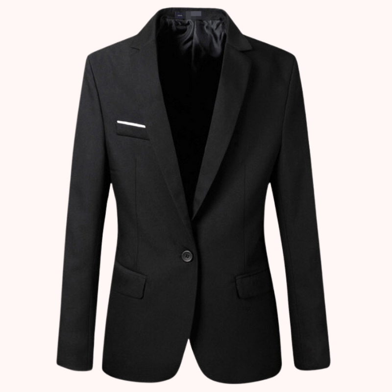 Levoire | Blazer décontracté pour hommes Design classique et élégant Noir