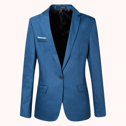 Levoire | Blazer décontracté pour hommes Design classique et élégant Bleu