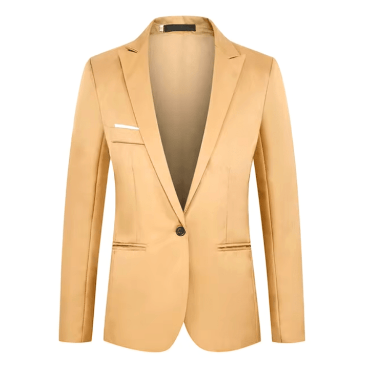 Levoire | Blazer décontracté pour hommes Design classique et élégant Khaki