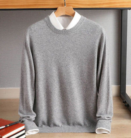 Levoire | Pull en cachemire pour hommes de luxe Gris