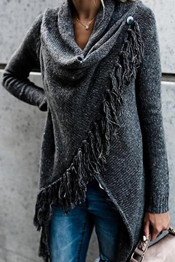Levoire | Doux et confortable cardigan Noir