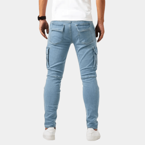 Levoire | Pantalon Cargo Stretch Jean Homme