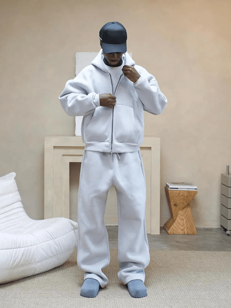 Levoire | Survêtements décontractés grandes tailles pour hommes Gris