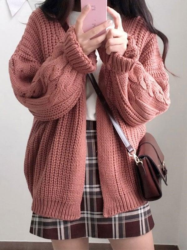 Levoire | Gilet En Tricot À Câble À Front Ouvert