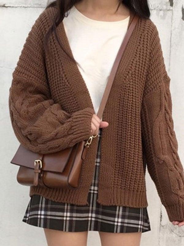 Levoire | Gilet En Tricot À Câble À Front Ouvert