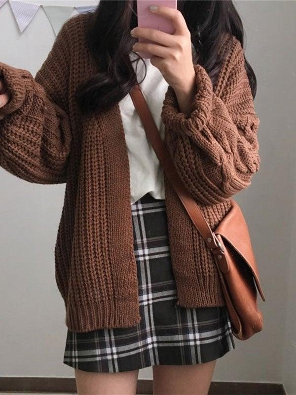 Levoire | Gilet En Tricot À Câble À Front Ouvert