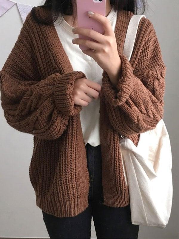 Levoire | Gilet En Tricot À Câble À Front Ouvert