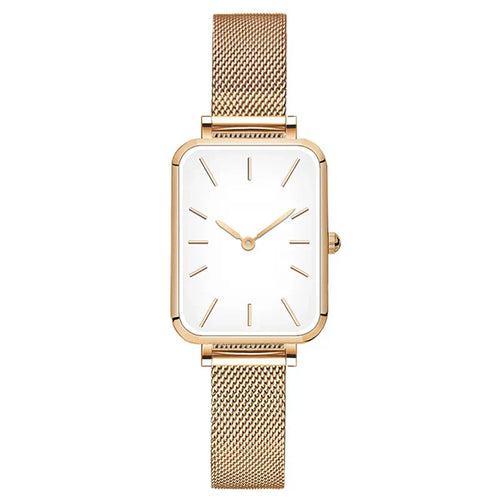 Levoire | Montre Rectangulaire Pour Femmes Avec Bracelet En Acier