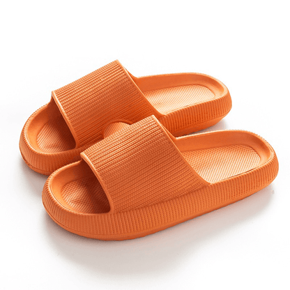 Levoire | Femme Chaussons douces et confortables Orange