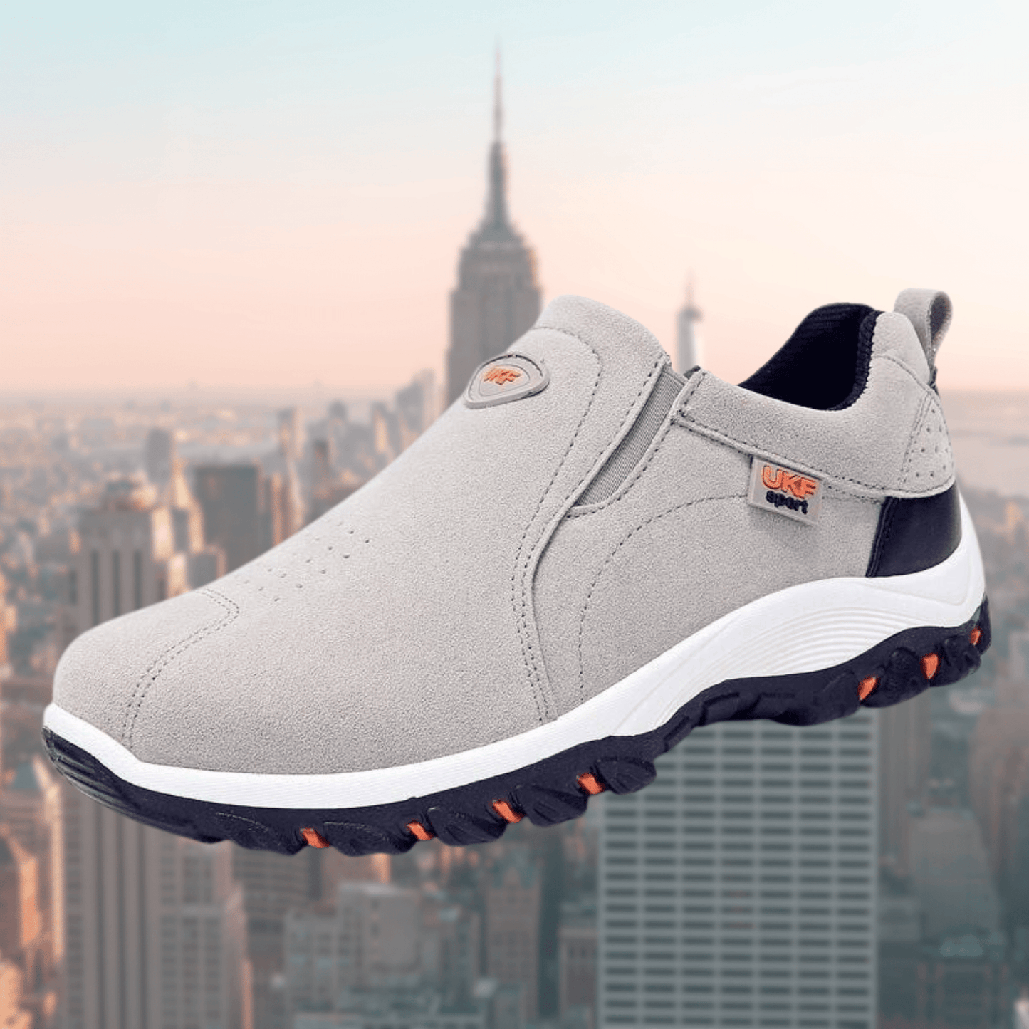 Levoire | Chausson Pour Hommes Élégant Et Pratique Gris