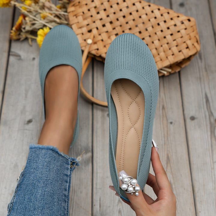 Levoire | Chaussures Slip On Pour Femmes & Hommes Chaussures Confortables À Enfiler Bleu clair
