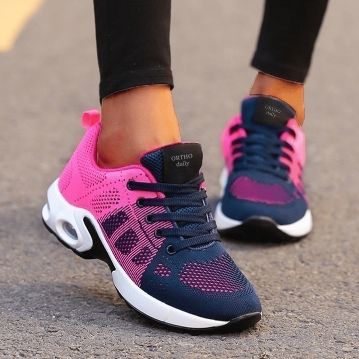 Levoire | Chaussures De Confort Orthopédiques Femmes Roses-Bleu