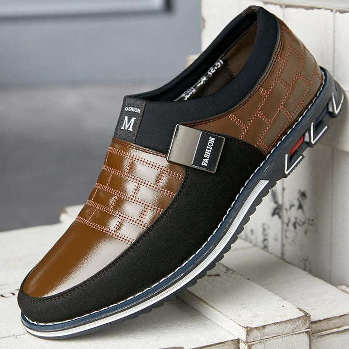 Levoire | Chaussures De Sport En Cuir Braun