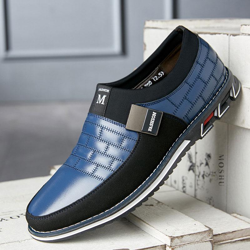 Levoire | Chaussures De Sport En Cuir Bleu