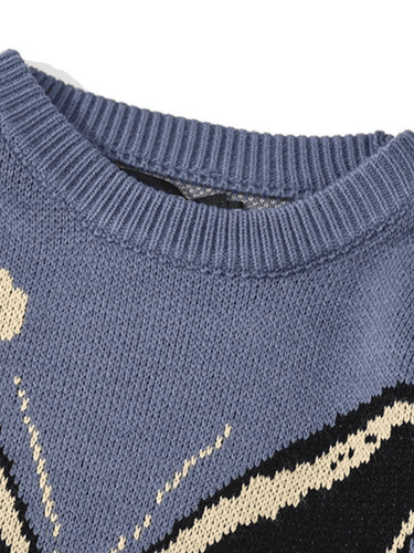 Levoire | Grande Taille Papillon Jacquard Pull-Over
