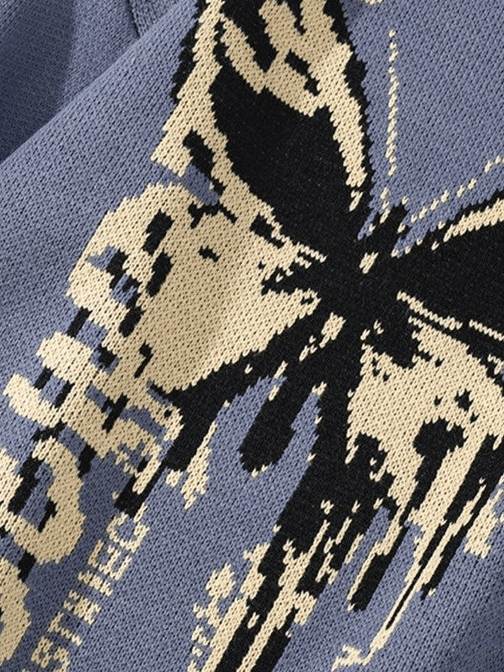 Levoire | Grande Taille Papillon Jacquard Pull-Over