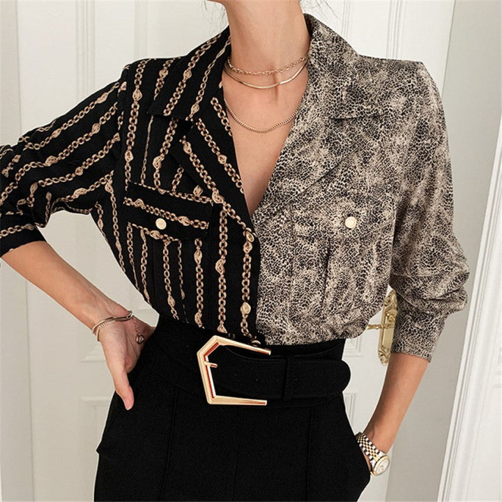 Levoire | Robe Chemise Classique Une Robe Chemise Élégante Et Stylée Chaine serpent (ÉPUISÉ !)