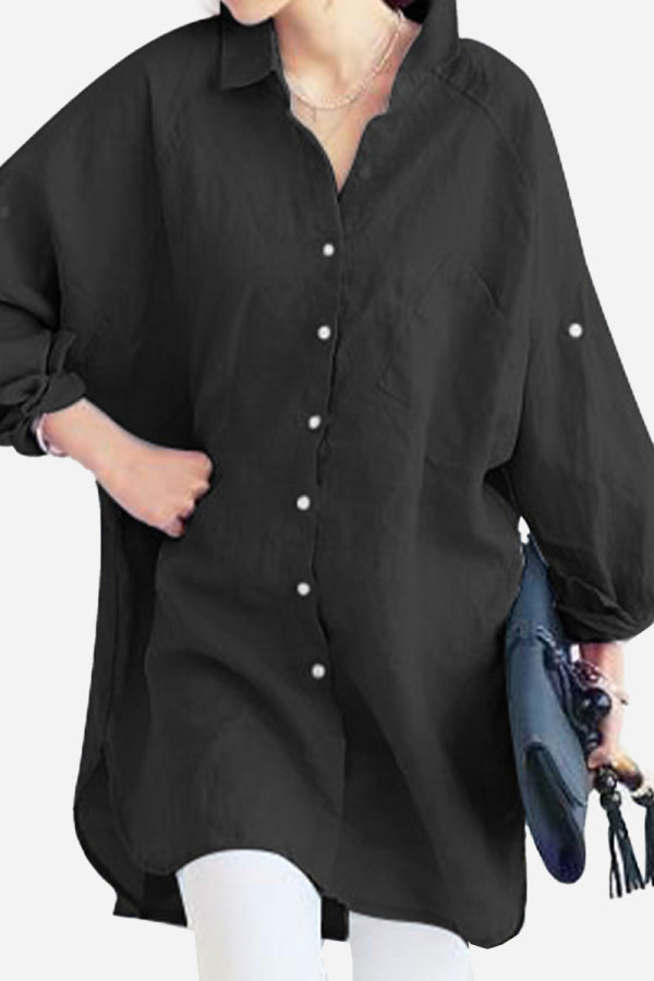 Levoire | Chemise en lin grande taille