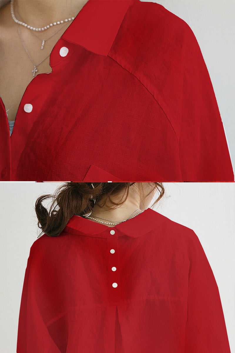 Levoire | Chemise en lin grande taille