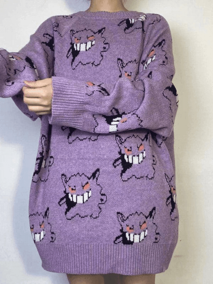 Levoire | Grande Taille Monster Sweatshirt Lilas