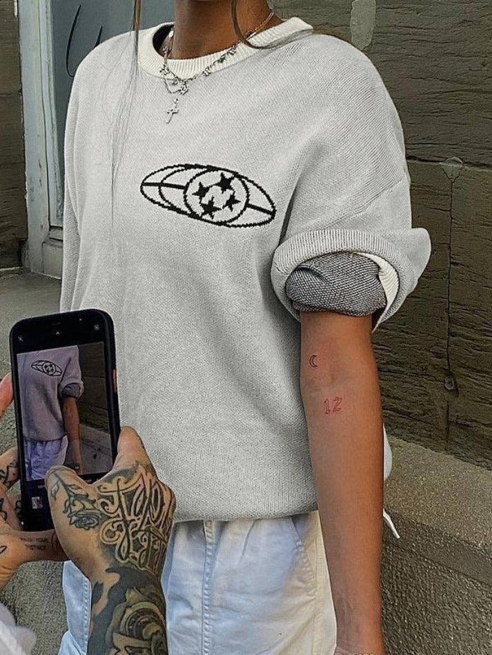 Levoire | Grande Taille Logo Étoile Sweatshirt Beige
