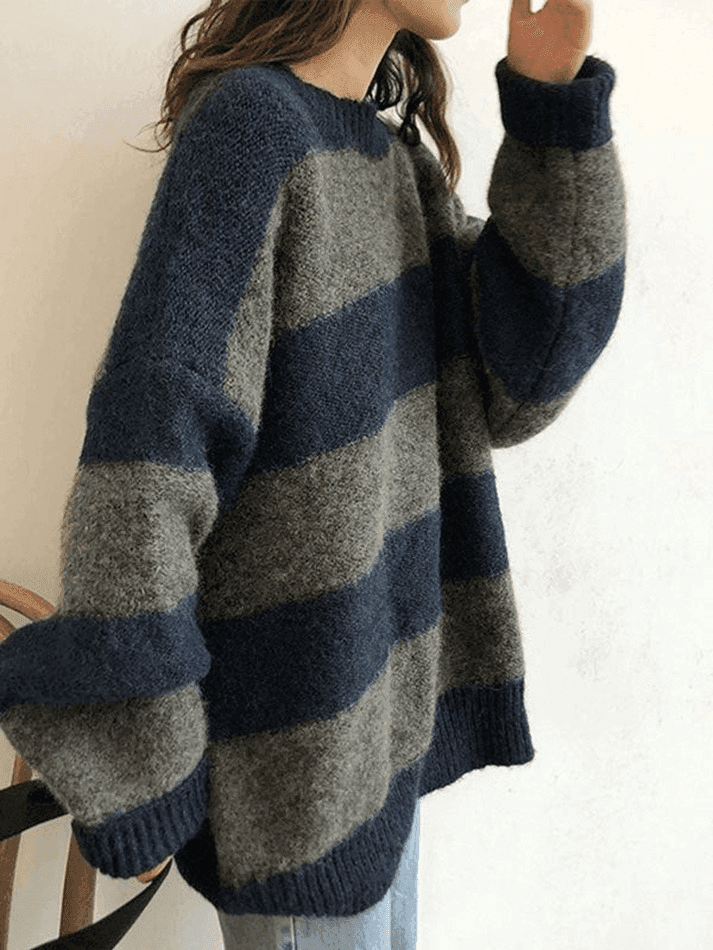 Levoire | Grandes Tailles Pull Rayé