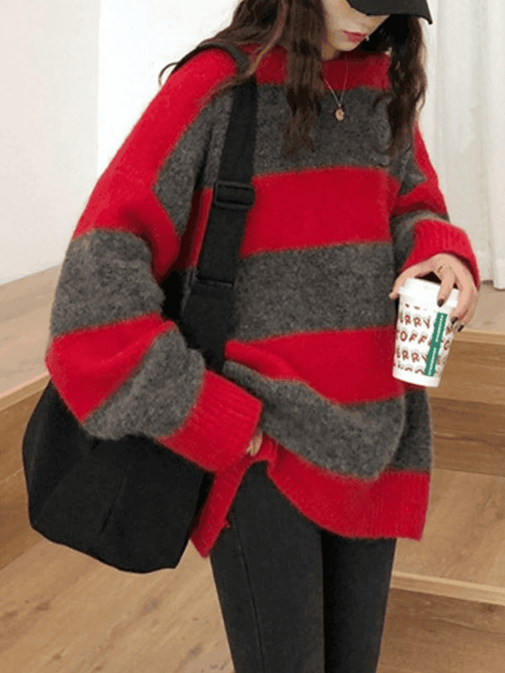 Levoire | Grandes Tailles Pull Rayé